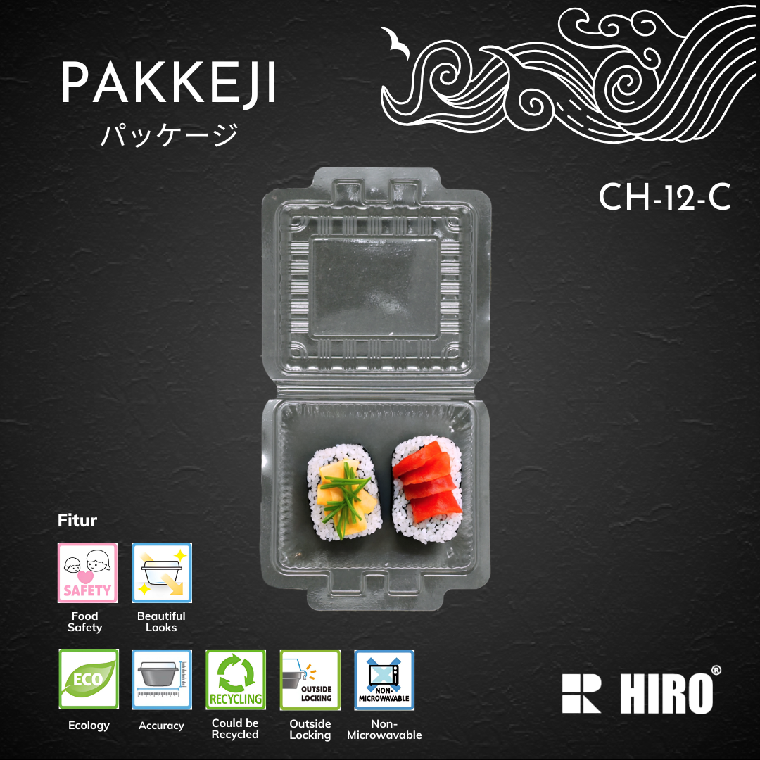 SUSHI - CH-12 TRANSPARENT - HIRO FOOD - Gambar 4