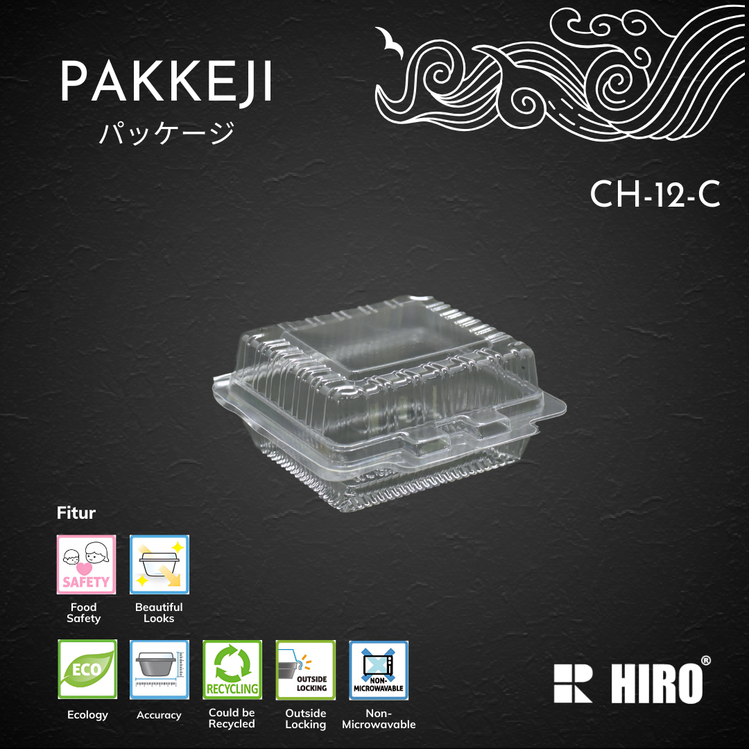 SUSHI - CH-12 TRANSPARENT - HIRO FOOD
