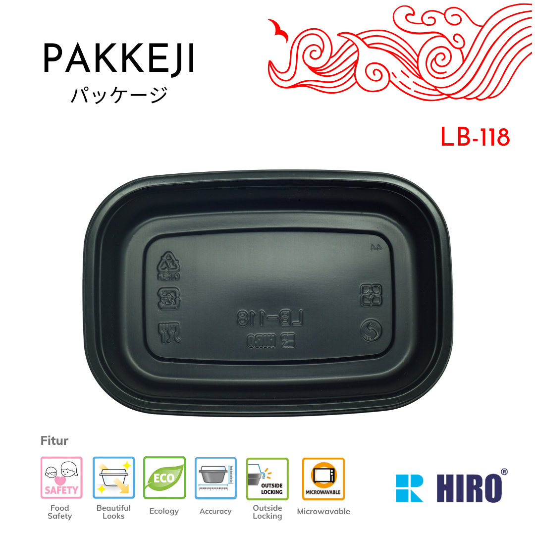 SIDE DISH - LB-118 BLACK - HIRO FOOD - Gambar 3