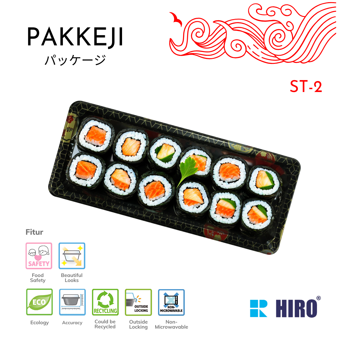 SUSHI TRAY - ST-2 SAKURA - HIRO FOOD - Gambar 4